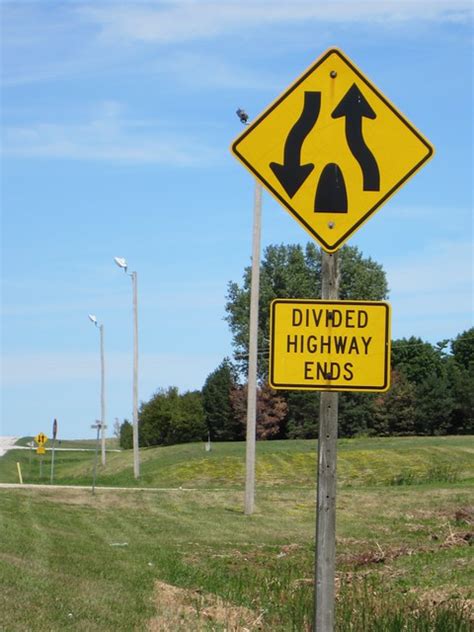 Maybe you would like to learn more about one of these? Divided Highway Ends, 1970s style | Flickr - Photo Sharing!