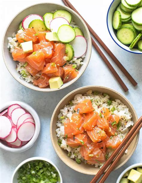 Poke Bowl Saumon Avocat Comment Faire Un Poke Bowl Elle Table