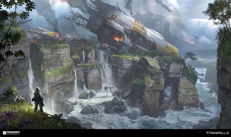 The Art Of Titanfall 2 Titanfall Concept Art Castle Illustration