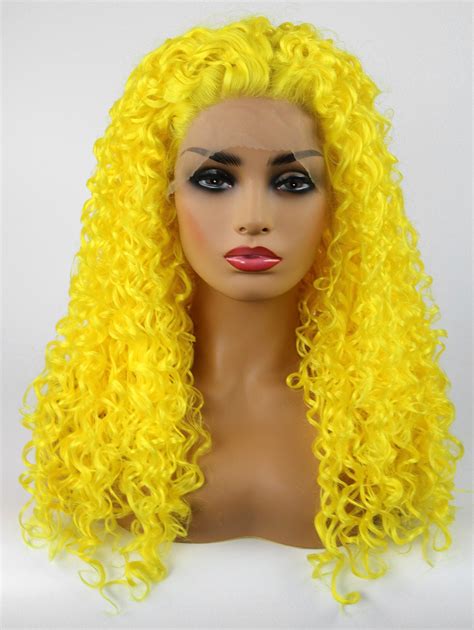 46 Off Long Free Part Curly Synthetic Lace Front Party Wig Rosegal