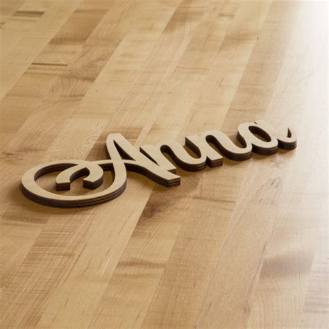 Buy wholesale and save on unfinished wooden wall letters wall decor paintable. Script Wood Letters - Cursive Wood Letters | Craftcuts.com