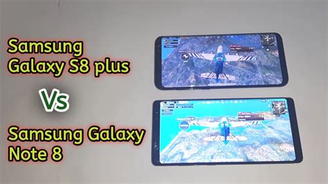 samsung galaxy s8 vs samsung galaxy note 8 pubg test samsung s8 pubg max settings youtube