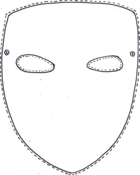 Free Printable Face Mask Template Pdf
