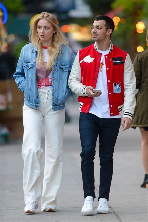 Sophie Turner And Joe Jonas Out For Evening Walk In New York Hawtcelebs