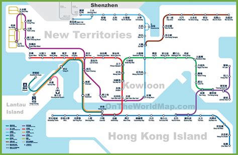 Carte De Hong Kong Découvrir Lîle De Hong Kong Sur Une Carte
