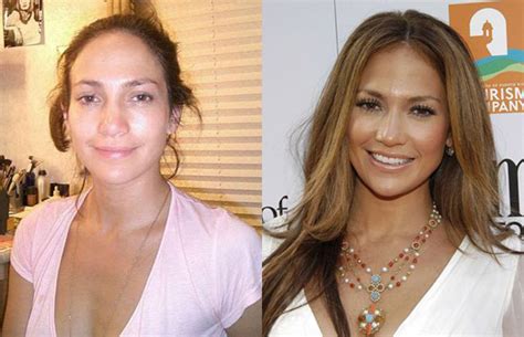Since her days as a fly girl, her outfits have gotten sexier and every time she does, it becomes even more clear that j.lo might just be truly ageless. Celebs without makeup