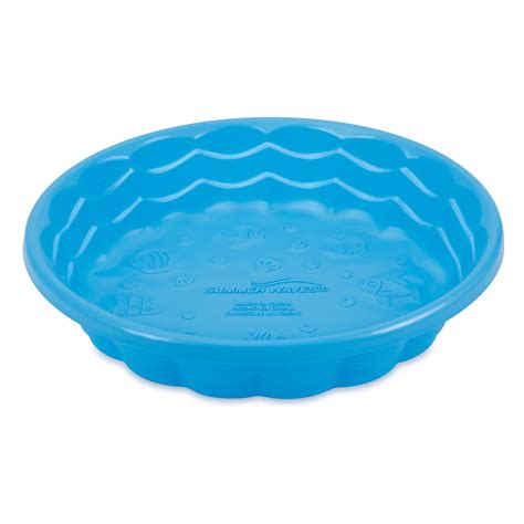 Summer Waves® 36 Plastic Wading Kiddie Pool Blue