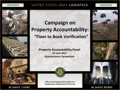 Ppt Campaign On Property Accountability Floor To Book Verification