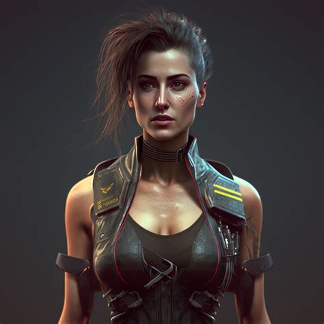 Vanessa Triny Cyberpunk 2077 Cyberpunk Character Cyberpunk Female