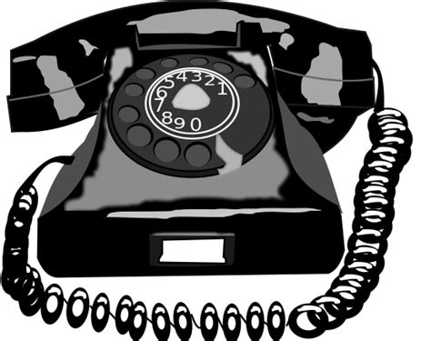 Vintage Telephone Clip Art Image Clipsafari