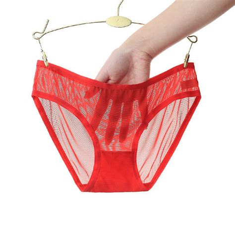 2m women s undergarments underwear seamless see through knickers sheer panties mesh briefs low