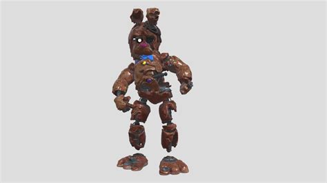 Melted Chocolate Bonnie But Springtrap Animations A 3d Model