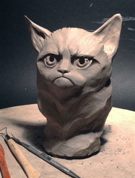 Taking Grumpy Cat Fan Art To The Third Dimension Neatorama