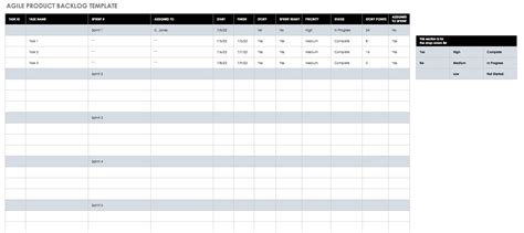 Scrum Excel Template —