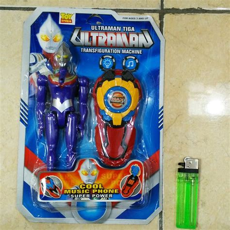 Jual Mainan Toys Action Figure Ultraman Tiga Plus Alat Berubah Di Lapak