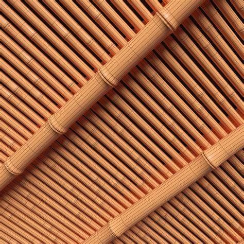 Ceiling Bamboo Angle N1 3d Model Cgtrader