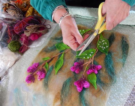 Introducing The Felted Garden Wet Felting Projects Felt Crafts