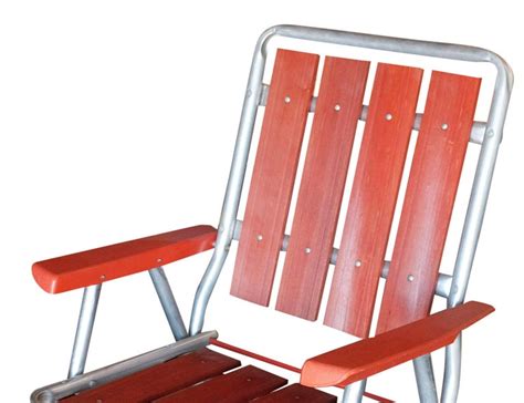 Timber ridge camping rocking chair padded folding lawn chair heavy duty supports 300lbs, portable for outdoor, patio, lawn, yard, garden. Mid-Century Aluminum and Wood Outdoor Folding Rocking ...