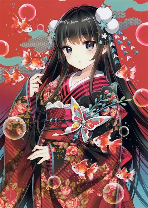 500 ảnh Kimono đẹp Anime Dành Cho Fan Của Nghệ Thuật Anime