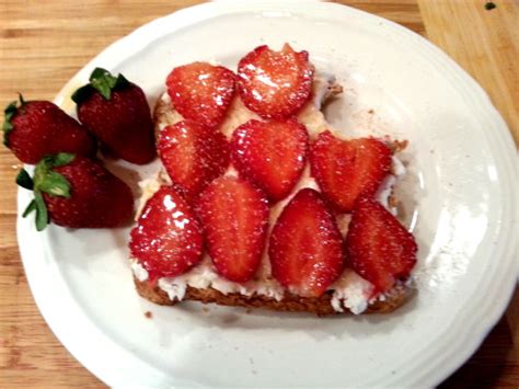 Summer Goat Cheese Strawberry Honey Toast In Care Of Relationships
