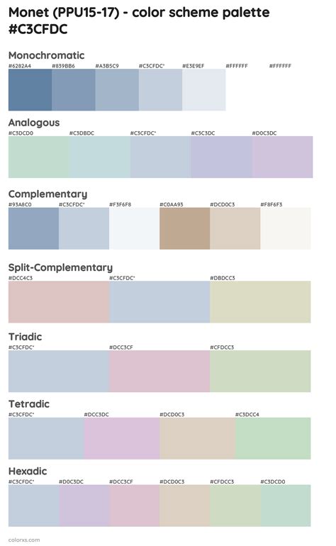 Behr Monet Ppu15 17 Paint Coordinating Colors And Palettes