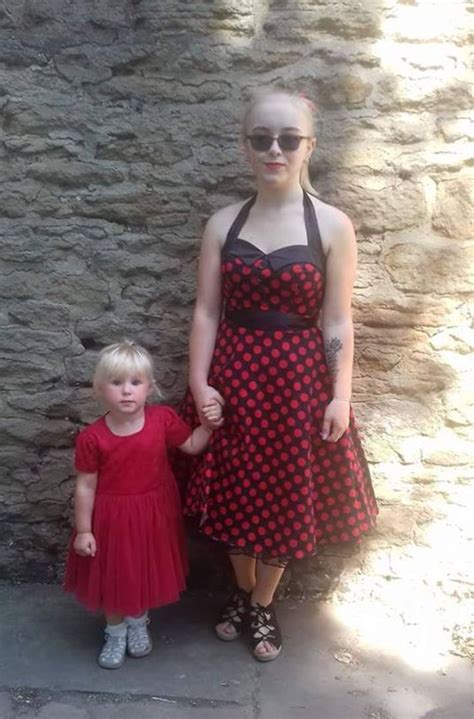 girl pregnant at 13 proves haters wrong in prom pic with two year old daughter after finishing