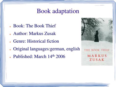 ppt the book thief powerpoint presentation free download id 2493576