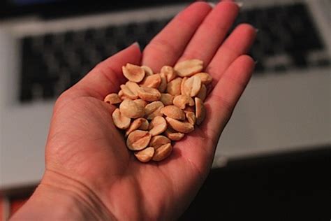 In a 1/4 cup peanut ( (1/4 cup serving) ) there are about 207 calories out of which 162. 1 a day keeps the doctor away | Cairo Gyms