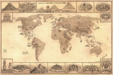 Ancient Civilizations Map World Map Of Over 60 Ancient Ph