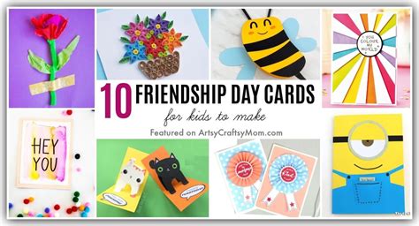 10 Best Friendship Day Cards Ideas For Kids Artsycraftsymom