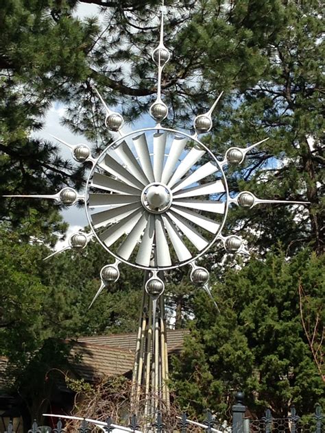 Wind Sculpture In Colorado Springs Near Cheyenne Mountain Colorado