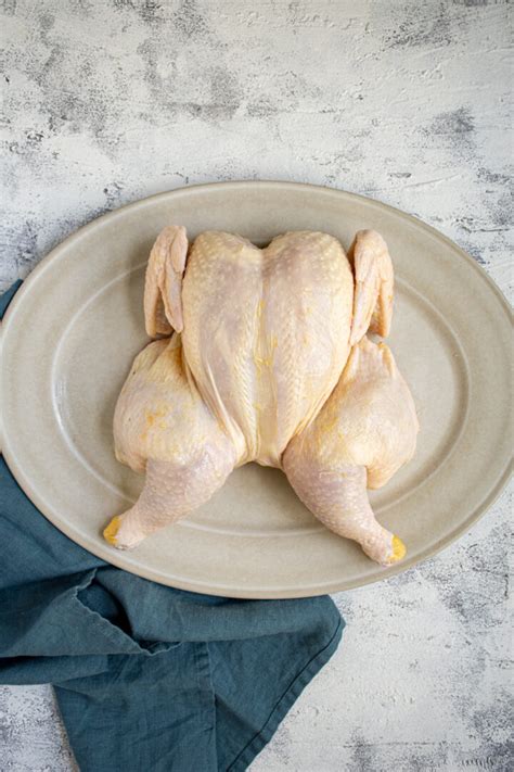Raw Spatchcock Chicken The Schmidty Wife