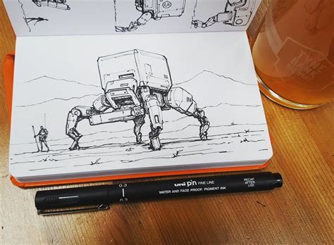 Mech Doodle And Thumbs Ricky Westwood On Artstation At