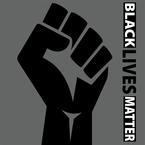 Black Lives Matter Fist Vector Transparent Blm Etsy