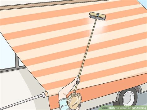 Awnings are important additions to rvs such as motor homes and before you do any cleaning, the first step is look at the entire canopy for any holes or rips. How to Clean an RV Awning: 11 Steps (with Pictures) - wikiHow