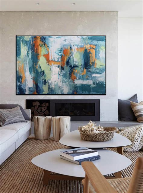 Large Abstract Painting Modern Abstract Painting Oil Hand Etsy