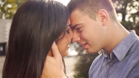 Passionate Couple Kiss Stock Footage Video Shutterstock