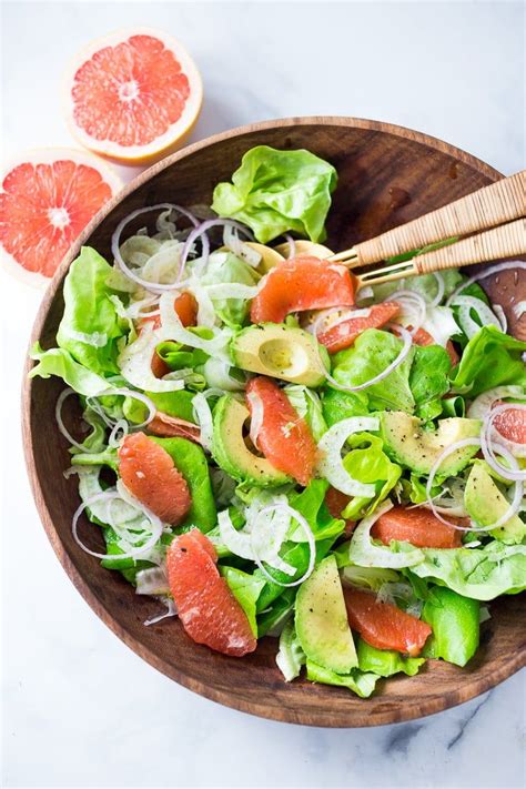 Grapefruit Fennel And Avocado Salad With Pistachios And A Citrus
