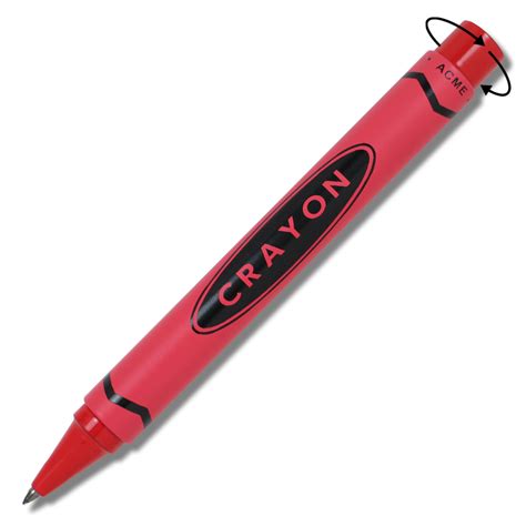 Shop CRAYON - RED Retractable Roller Ball by Adrian ...