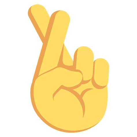 Transparent Fingers Crossed Png Small Finger Crossed Emoji Free The