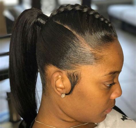 10 Ponytail Updos For Black Hair Fashion Style