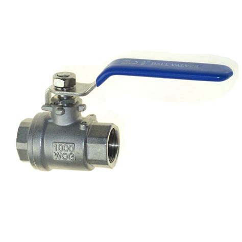 Stainless Steel Sanitary Ss 304 Pipe Two Piece Ball Valve Female