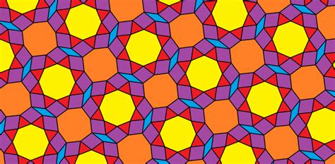 A Tessellation Of Regular And Irregular Octagons As Well As Two Types