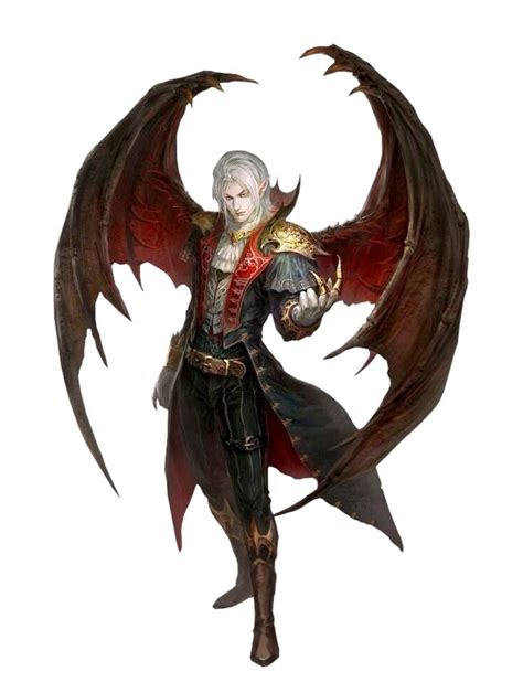 Male Vampire Demon Wings Pathfinder 2e Pfrpg Dnd Dandd 35 5e 5th Ed