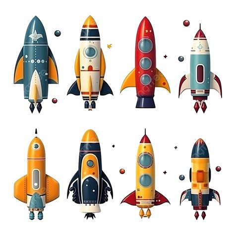 Cartoon Space Rocket 3d Renderings Collection Space Rocket Cartoon