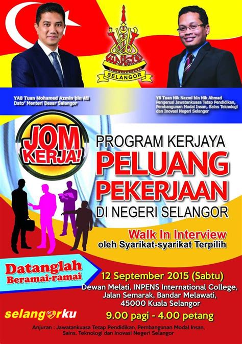 Maybe you would like to learn more about one of these? Peluang Pekerjaan di Negeri Selangor -12 Sept 2015 ...