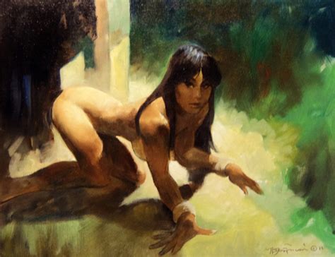 NUDE VAMPIRE GIRL In Yiu Sang Law S 2012 Collection Comic Art Gallery Room