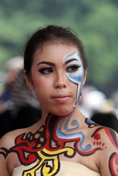 Body Painting On Dam Square In Amsterdam Editorial Stock Image Image Of Fashion Painted
