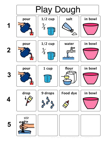 Preschool Cooking Cooking In The Classroom Playdough Recipe