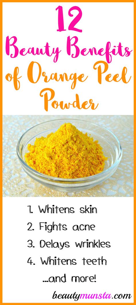 Top 12 Beauty Benefits Of Orange Peel Powder Beautymunsta Free